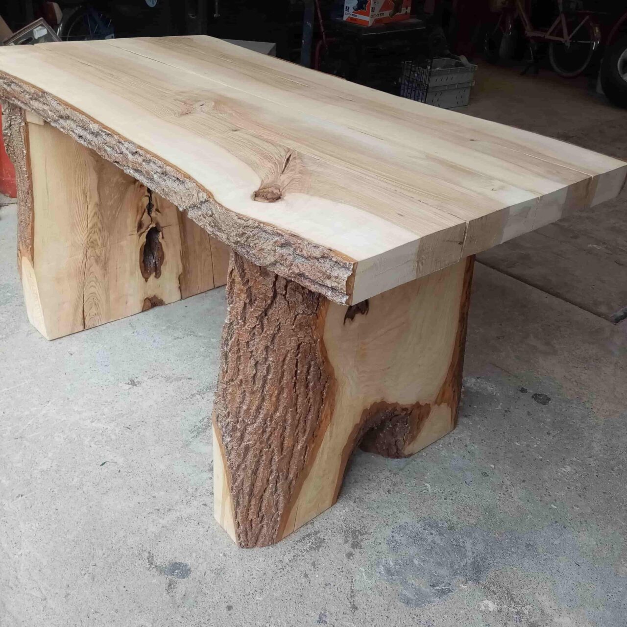 Planche En Acajou Massif - Format 640 X 880 X 19 Mm - Bois De Récupération (occasion)